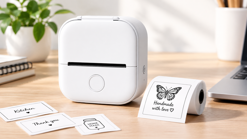 PocketPrint™ — Wireless Mini Label Printer